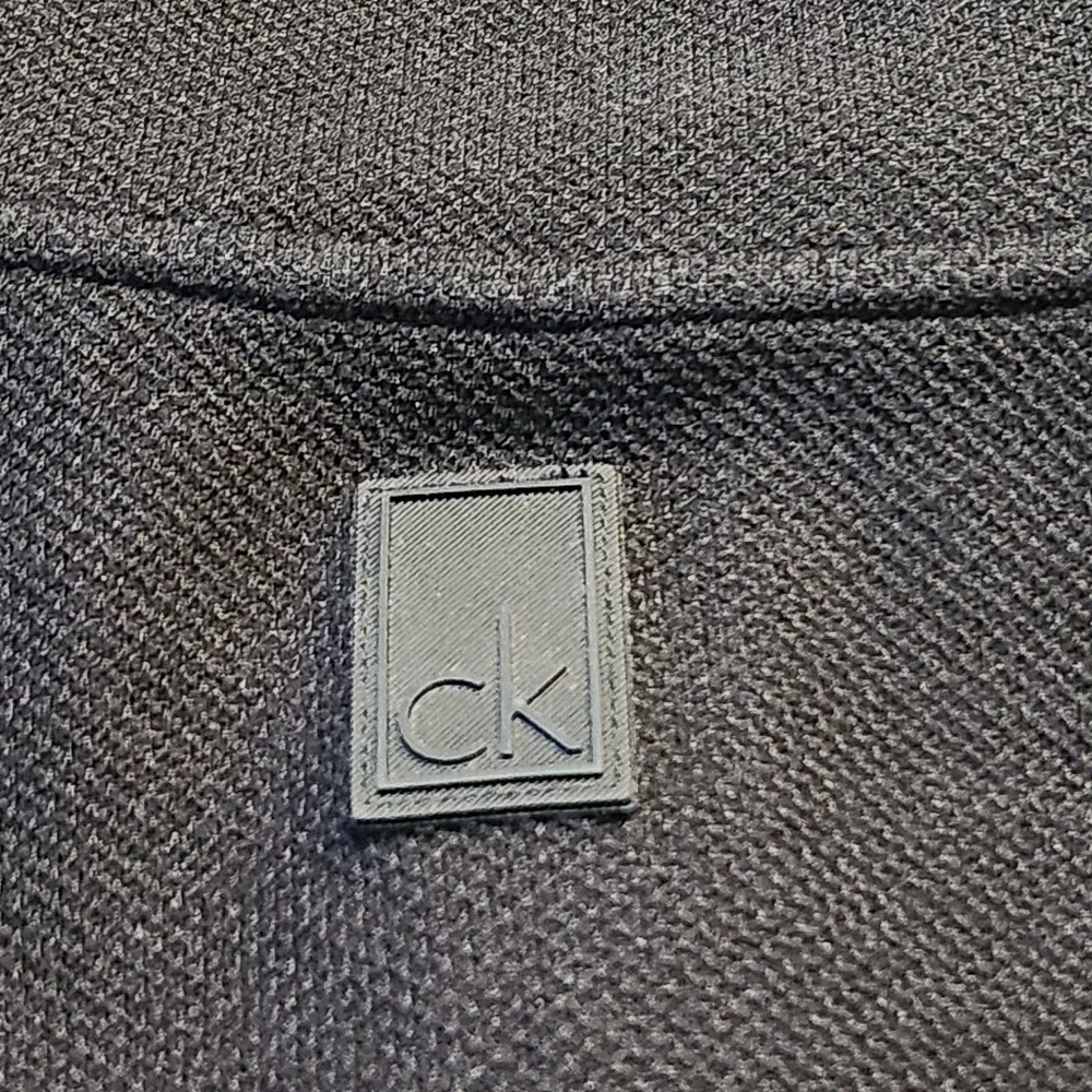 Calvin Klein Men's Black Zip Pockets Jacket Size Medium B5